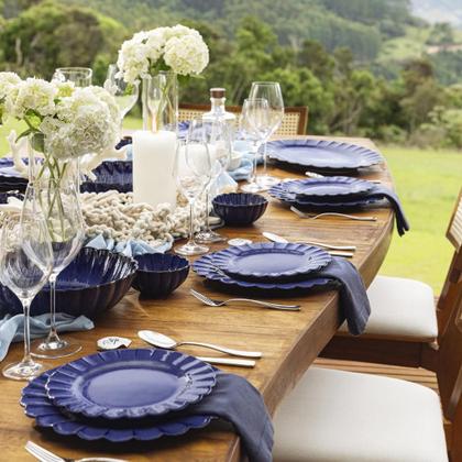 Imagem de Jogo De Jantar Em Porcelana Flora Com 20 Peças Oxford