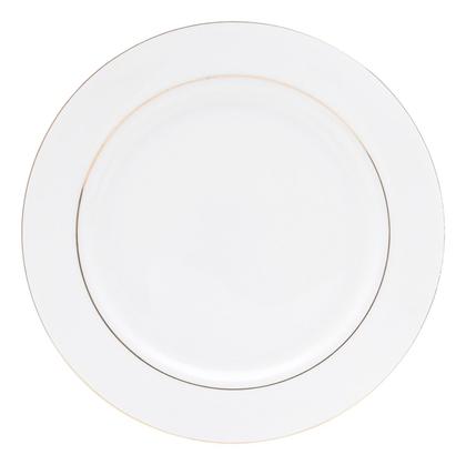 Imagem de Jogo De Jantar Mônaco Borda Dourada Em Porcelana 42 Peças