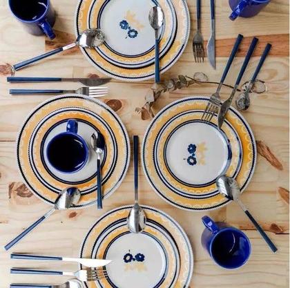 Imagem de Jogo de jantar oxford floryee elegance 12 pc em ceramica