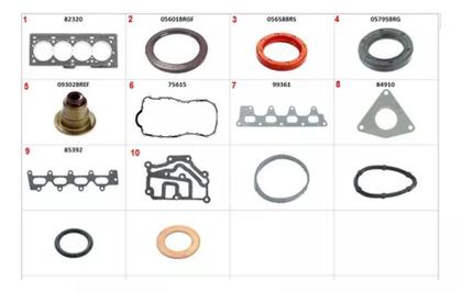 Imagem de Jogo de Juntas Superior C/ Retentores Original Renault Logan, Sandero, Duster e Clio 1.6 16v K4M
