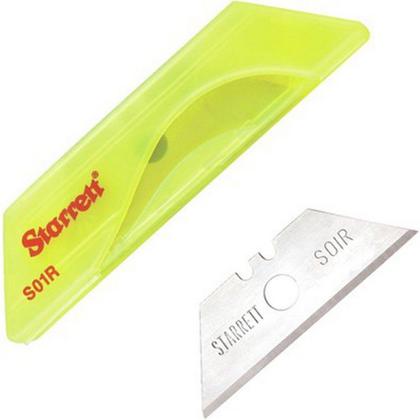Imagem de Jogo de laminas p/estilete 10pcs - trapezoidal s/furo starrett ks01r