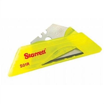 Imagem de Jogo de laminas p/estilete 10pcs - trapezoidal s/furo starrett ks01r