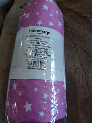 Imagem de Jogo de Lençol 2 peças Aconchego Clamatex  2 Peças