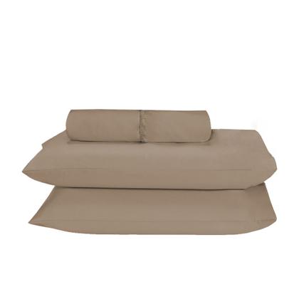 Imagem de Jogo de Lençol 3 Pçs Simples com Elástico Casal Queen Microfibra