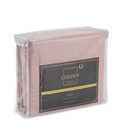 Imagem de Jogo de Lençol 4 Peças Golden Rozac 200 Fios Hypercal Quenn