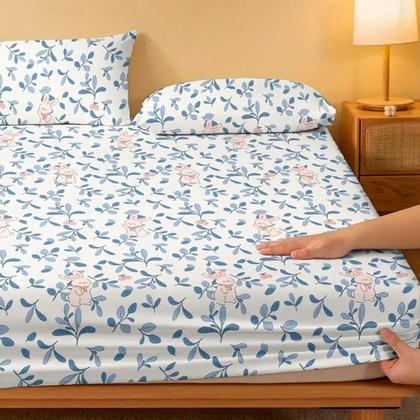 Imagem de Jogo de lençol 400 Fios 3 Peças Com Estampas Sortidas Toque Suave