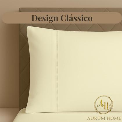 Imagem de Jogo De Lençol Cama Casal Queen King Solteiro 600 Fios Algodão Egípcio Percal de Luxo