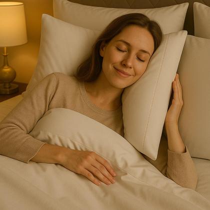 Imagem de Jogo De Lençol Cama Casal Queen King Solteiro 600 Fios Algodão Egípcio Percal de Luxo