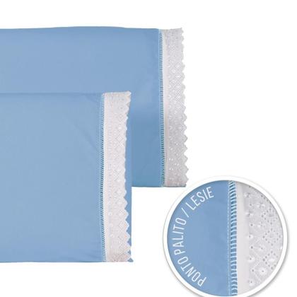 Imagem de Jogo De Lençol Cama De Solteiro 2pç 100% Algodão 200 Fios