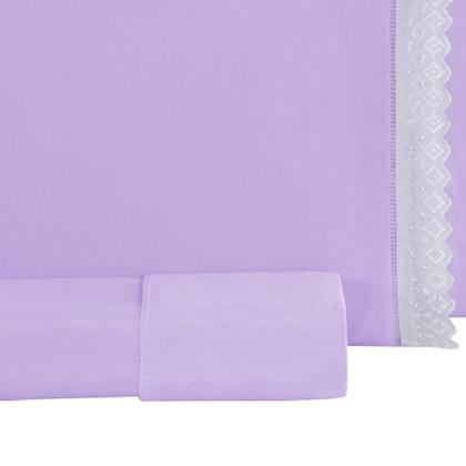 Imagem de Jogo De Lençol Cama De Solteiro 2pç 100% Algodão 200 Fios