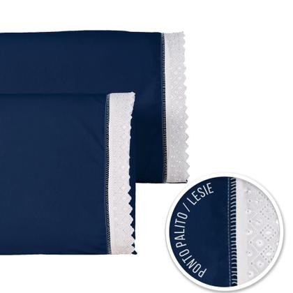 Imagem de Jogo De Lençol Cama De Solteiro 2pç 100% Algodão 200 Fios