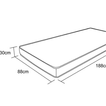 Imagem de Jogo De Lençol Cama De Solteiro 2pç 100% Algodão 200 Fios
