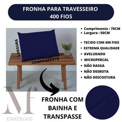 Imagem de Jogo de Lençol Cama King Size 400 Fios com Elástico 3 peças Toque Macio Lindo