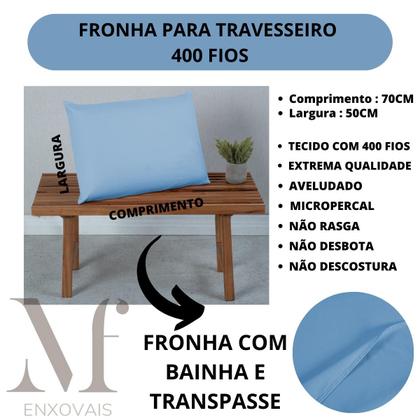 Imagem de Jogo de Lençol Cama King Size 400 Fios com Elástico 3 peças Toque Macio Lindo