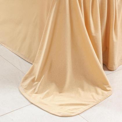 Imagem de Jogo de Lençol Cama Liso Casal 04 Pçs Malha 100% Algodão Macio Elástico Toda Volta Luxo