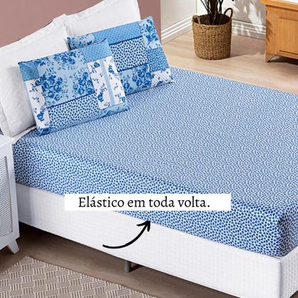 Imagem de Jogo de Lençol Cama Solteiro 2 peças com Elástico Bouti