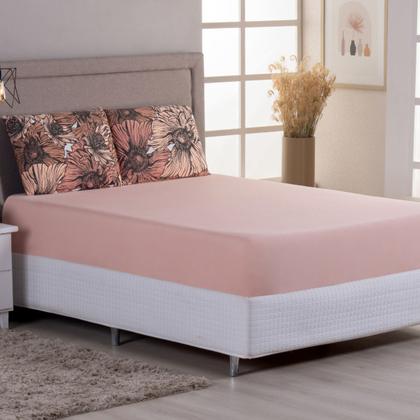 Imagem de Jogo de Lençol Casal 03 Pçs C/ Elástico Malha 100% Algodão Estampado