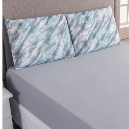 Imagem de Jogo de Lençol Casal C/ Elástico Malha 100% Algodão 03 Pçs Estampado