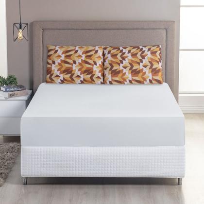 Imagem de Jogo de Lençol Casal King C/ Elástico Malha 100% Algodão 03 Pçs Estampado