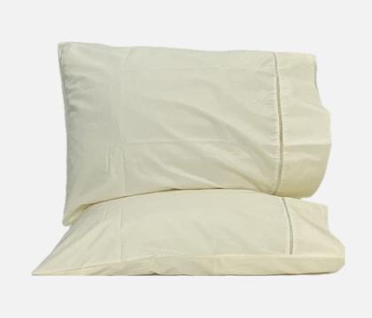 Imagem de Jogo de Lençol Casal Padrão 3pçs 100 Algodão 200 fios com elástico e ponto palito nas fronhas