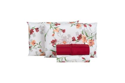 Imagem de Jogo de Lençol Casal Padrão 4 pçs Micropercal 400 Fios Estampas Sortidas Lindas Envio imediato