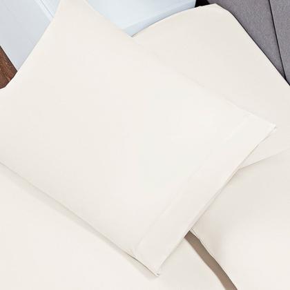 Imagem de Jogo de Lençol Casal Padrão Soft 3 Peças Cama Fronha e Lençol Elástico 100% Poliéster 180 Fios