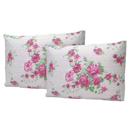 Imagem de Jogo De Lençol Casal Queen Elástico 100% Algodão Estampado Extra Macio Completo 4 Peças