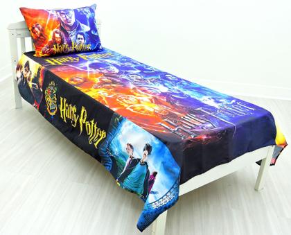 Imagem de Jogo De Lençol Cobre Leito E Fronha Solteiro Harry Potter 1 LS-HP1