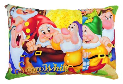 Imagem de Jogo De Lençol Cobre Leito Fronha Infantil Branca De Neve 2 ls-bn2