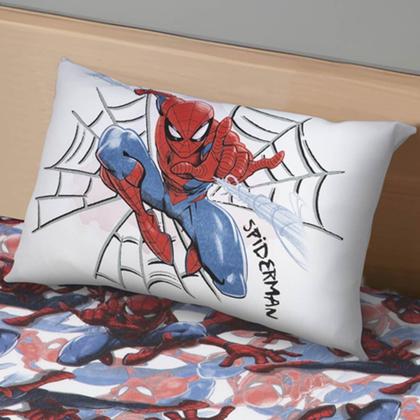 Imagem de Jogo de Lençol Infantil Homem Aranha Simples Solteiro 2 Peças Spider Man Textura Portallar