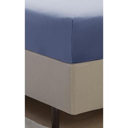 Imagem de Jogo de Lençol Malha Casal Box Queen Liso com 02 Fronhas 100% Algodão