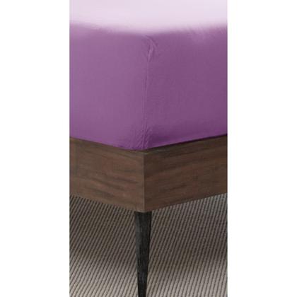 Imagem de Jogo de Lençol Malha Casal Box Queen Liso com 02 Fronhas 100% Algodão