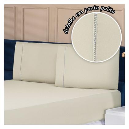 Imagem de Jogo de Lençol Micropercal Casal 400 Fios 3pças Premium