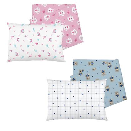 Imagem de Jogo De Lençol P/carrinho Passeio Bebê Malha100% Algodão Fio 30 Menino Menina