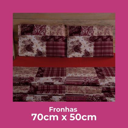 Imagem de Jogo de lençol queen 4 peças estampado micropercal 400 fios macio