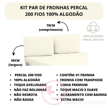 Imagem de Jogo de Lençol Queen ESPLENDORE 100% Algodão Percal 200 Fios 03 Peças Tecido Grosso Toque Macio