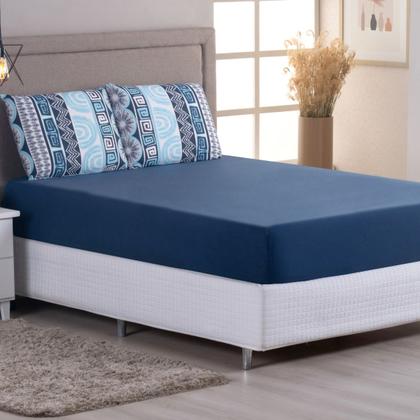 Imagem de Jogo de Lençol Solteiro 02 Pçs C/ Elástico Malha 100% Algodão Estampado