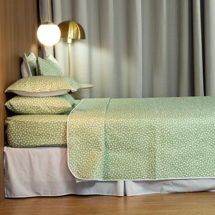 Imagem de Jogo De Lençol Solteiro 02 Peças Basic Estampado C/ Elastico