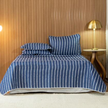 Imagem de Jogo De Lençol Solteiro 02 Peças Basic Estampado C/ Elastico