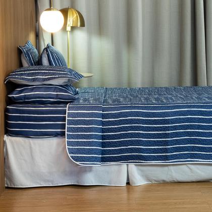 Imagem de Jogo De Lençol Solteiro 02 Peças Basic Estampado C/ Elastico