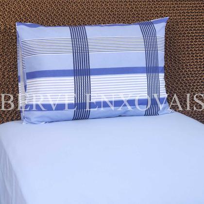 Imagem de Jogo De Lençol Solteiro 100% Algodão Elástico Extra Macio Estampado 3 Peças