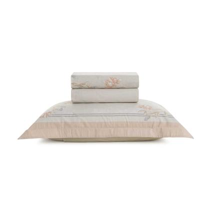 Imagem de Jogo de Lençol Solteiro 100% Algodão Percal 200 Fios Amber 3 Peças Karsten