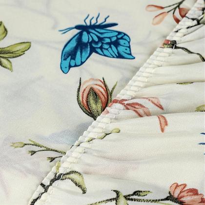 Imagem de Jogo De Lençol Solteiro 2 Peças Com Elastico e Fronha Algodão 160 Fios