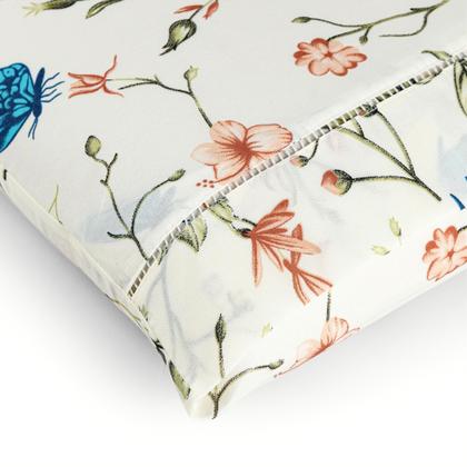 Imagem de Jogo De Lençol Solteiro 2 Peças Com Elastico e Fronha Algodão 160 Fios