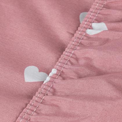 Imagem de Jogo De Lençol Solteiro 2 Peças Com Elastico e Fronha Algodão 160 Fios