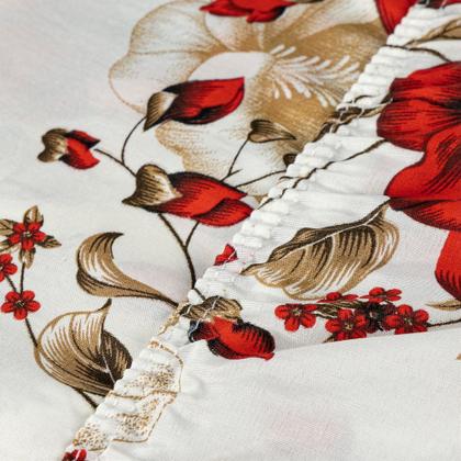 Imagem de Jogo De Lençol Solteiro 2 Peças Com Elastico e Fronha Algodão 160 Fios