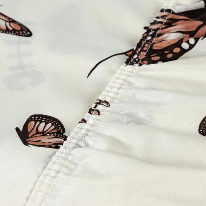 Imagem de Jogo De Lençol Solteiro 2 Peças Com Elastico e Fronha Algodão 160 Fios