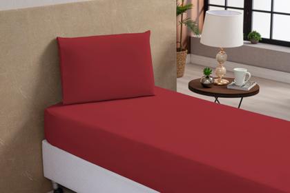 Imagem de Jogo De Lençol Solteiro 3 Peças Percal 100% Algodão