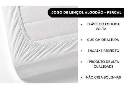 Imagem de Jogo de Lençol SOLTEIRO Algodão 200 Fios 3 Peças ESTAMPADO Lençol de Solteiro Algodão