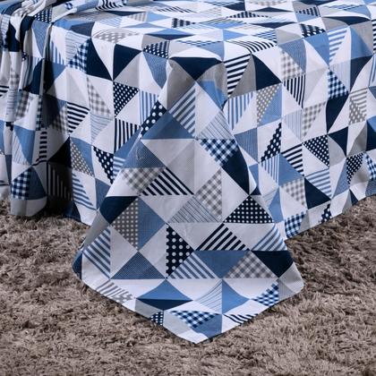 Imagem de Jogo de Lençol SOLTEIRO Algodão 200 Fios 3 Peças ESTAMPADO Lençol de Solteiro Algodão